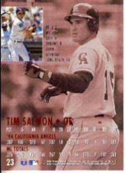 1995 Ultra #23 Tim Salmon back image