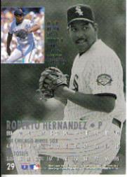 1995 Ultra #29 Roberto Hernandez back image