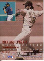 1995 Ultra #71 Rick Aguilera back image