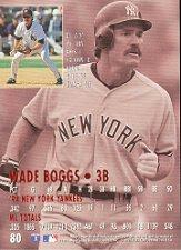 Wade Boggs cards (1989-2024) Red Sox Yankees Rays - You Choose