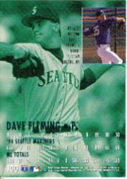 1995 Ultra #100 Dave Fleming back image