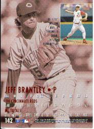 1995 Ultra #142 Jeff Brantley back image