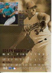 1995 Ultra #163 Bryan Harvey back image
