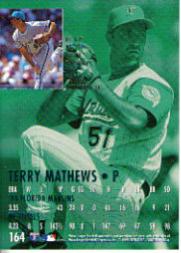 1995 Ultra #164 Terry Mathews back image