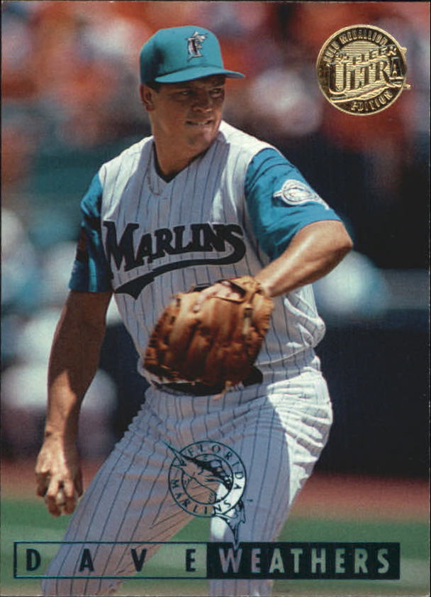 Pat Rapp autographed baseball card (Florida Marlins) 1995 Fleer Ultra #166