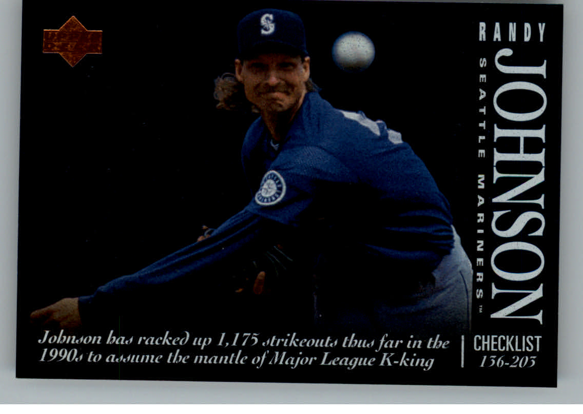 1995 Upper Deck Checklists #4B Randy Johnson