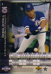 1995 Upper Deck Minors Future Stock #1 Derek Jeter back image