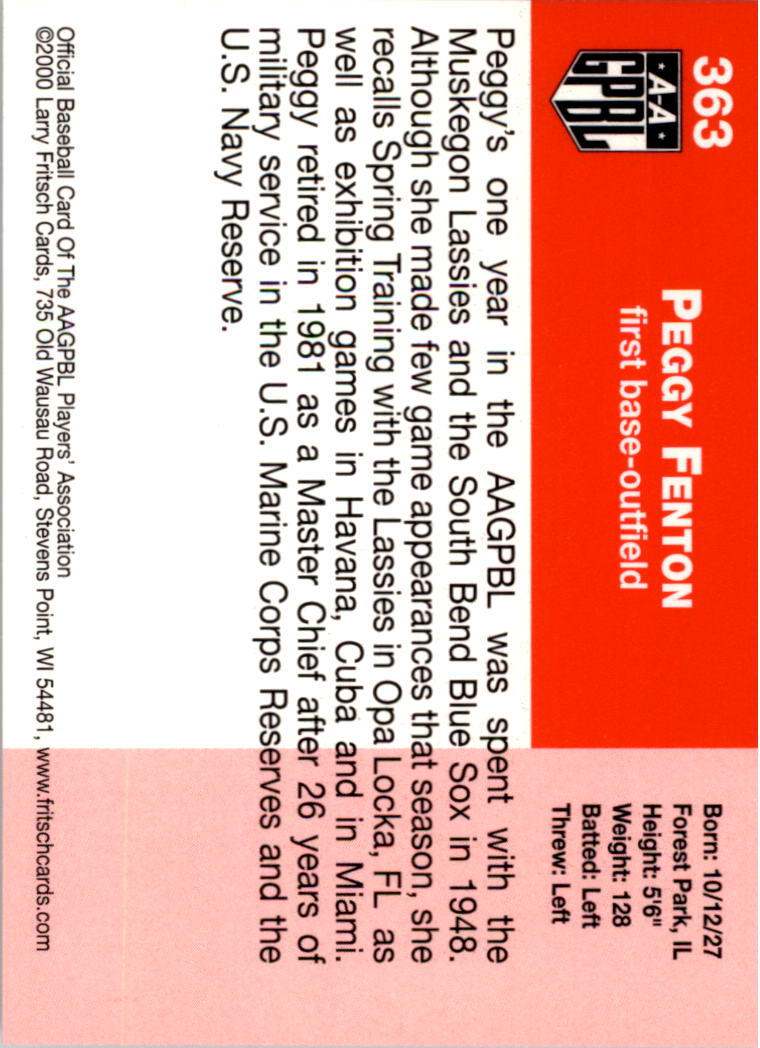 B2983- 1995-96 Fritsch AAGPBL Baseball #s 251-421 -You Pick- 15+ FREE US SHIP - Picture 223 of 323