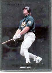 1993 Leaf Triple Play Mark McGwire Oakland Athletics #8