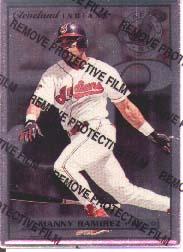 1996 LEAF STEEL STATS FLORIDA MARLINS JEFF CONINE