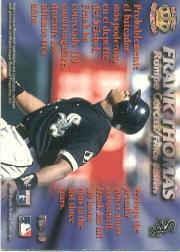 1996 Pacific Prisms Fence Busters #FB18 Frank Thomas back image