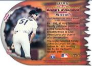 1996 Pacific Prisms Flame Throwers #FT1 Randy Johnson back image