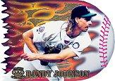 1996 Pacific Prisms Flame Throwers #FT1 Randy Johnson