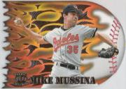 1996 Pacific Prisms Flame Throwers #FT2 Mike Mussina