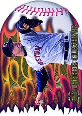 1996 Pacific Prisms Flame Throwers #FT3 Roger Clemens