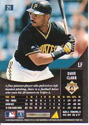 1996 Pinnacle Baseball "Main Set" Base Cards #1 to #200 - Picture 43 of 400