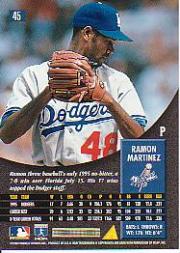 1996 Pinnacle Baseball "Main Set" Base Cards #1 to #200 - Picture 91 of 400