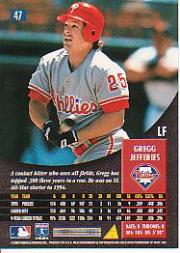 1996 Pinnacle Baseball "Main Set" Base Cards #1 to #200 - Picture 95 of 400