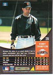 1996 Pinnacle Baseball "Main Set" Base Cards #1 to #200 - Picture 107 of 400