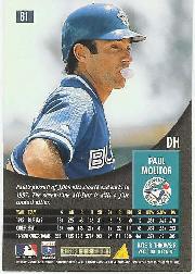 1996 Pinnacle Baseball "Main Set" Base Cards #1 to #200 - Picture 123 of 400