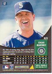 1996 Pinnacle Baseball "Main Set" Base Cards #1 to #200 - Picture 135 of 400