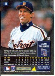 1996 Pinnacle Baseball "Main Set" Base Cards #1 to #200 - Picture 163 of 400