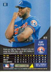 1996 Pinnacle Baseball "Main Set" Base Cards #1 to #200 - Picture 183 of 400