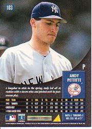 1996 Pinnacle Baseball "Main Set" Base Cards #1 to #200 - Picture 207 of 400