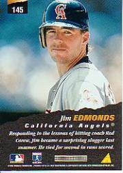 1996 Pinnacle Baseball "Main Set" Base Cards #1 to #200 - Picture 291 of 400