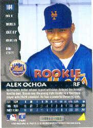 1996 Pinnacle Baseball "Main Set" Base Cards #1 to #200 - Picture 329 of 400