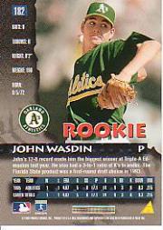 1996 Pinnacle Baseball "Main Set" Base Cards #1 to #200 - Picture 365 of 400