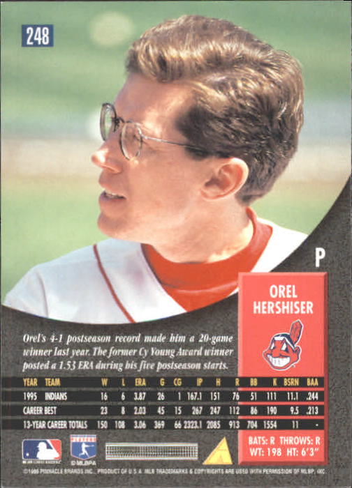 A5186- 1996 Pinnacle Baseball Karten 1-250 + Rookies -du Pick- 15 + Gratis US - Bild 479 von 483
