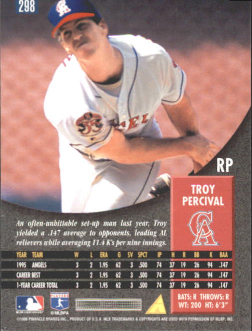 1996 Pinnacle Baseball Cards 251 398 Pick From List EBay