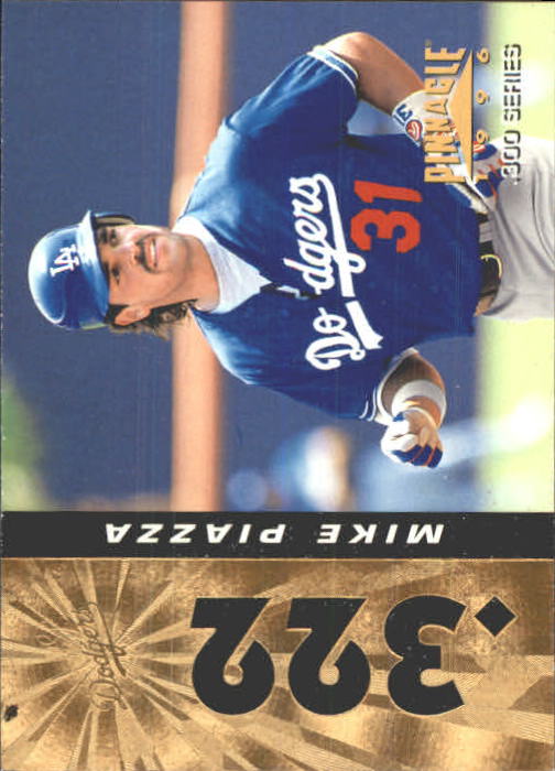  1996 Pinnacle Baseball Card #4 Mike Piazza