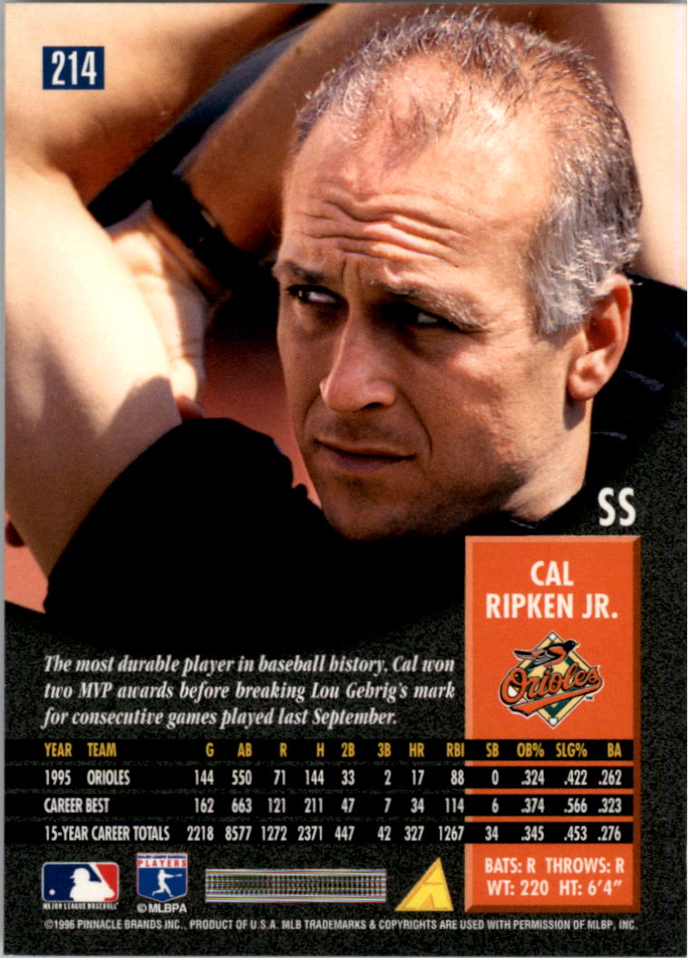 1996 Pinnacle Baseball "Foil" Parallel Cards - Picture 13 of 193