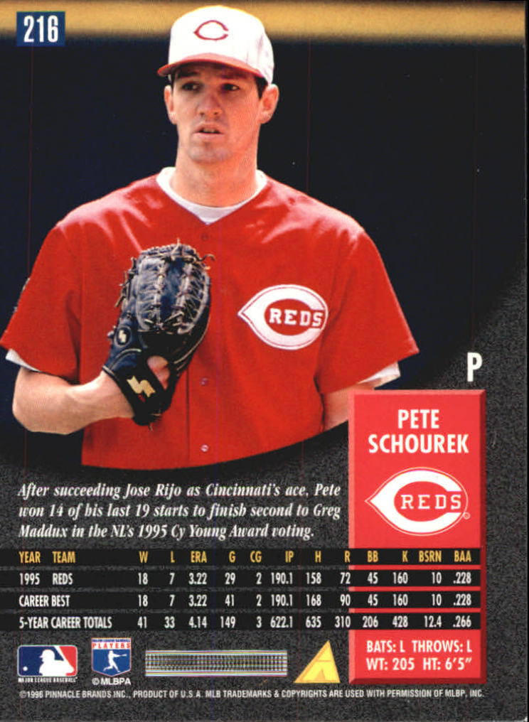 1996 Pinnacle Baseball "Foil" Parallel Cards - Picture 15 of 193