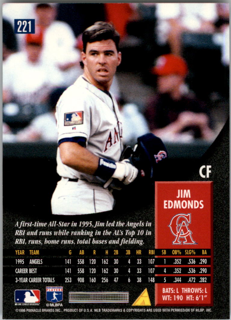 1996 Pinnacle Baseball "Foil" Parallel Cards - Picture 19 of 193