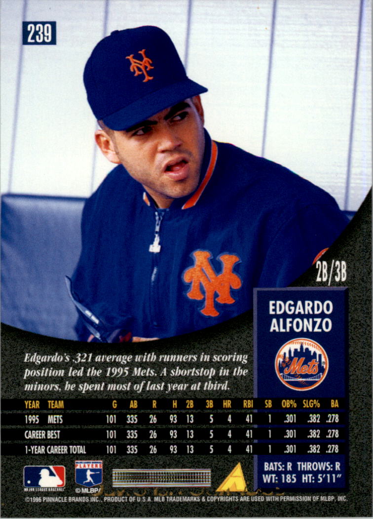 1996 Pinnacle Baseball "Foil" Parallel Cards - Picture 39 of 193