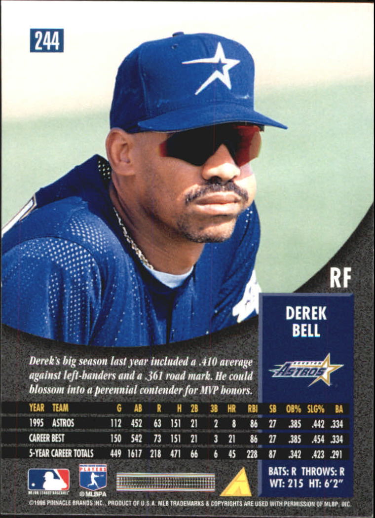 1996 Pinnacle Baseball "Foil" Parallel Cards - Picture 43 of 193