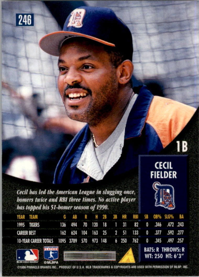 1996 Pinnacle Baseball "Foil" Parallel Cards - Picture 47 of 193