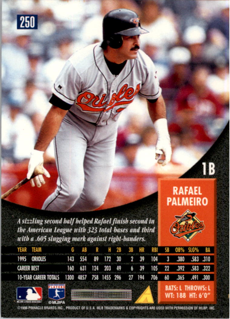 1996 Pinnacle Baseball "Foil" Parallel Cards - Picture 55 of 193