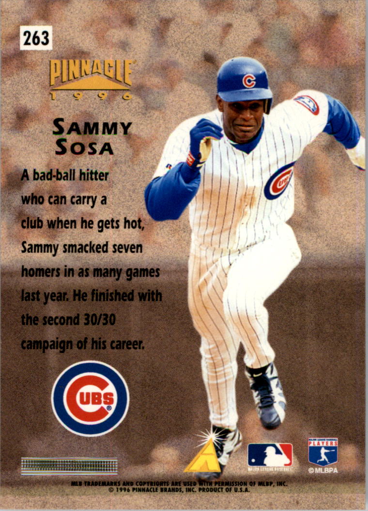 1996 Pinnacle Baseball "Foil" Parallel Cards - Picture 63 of 193