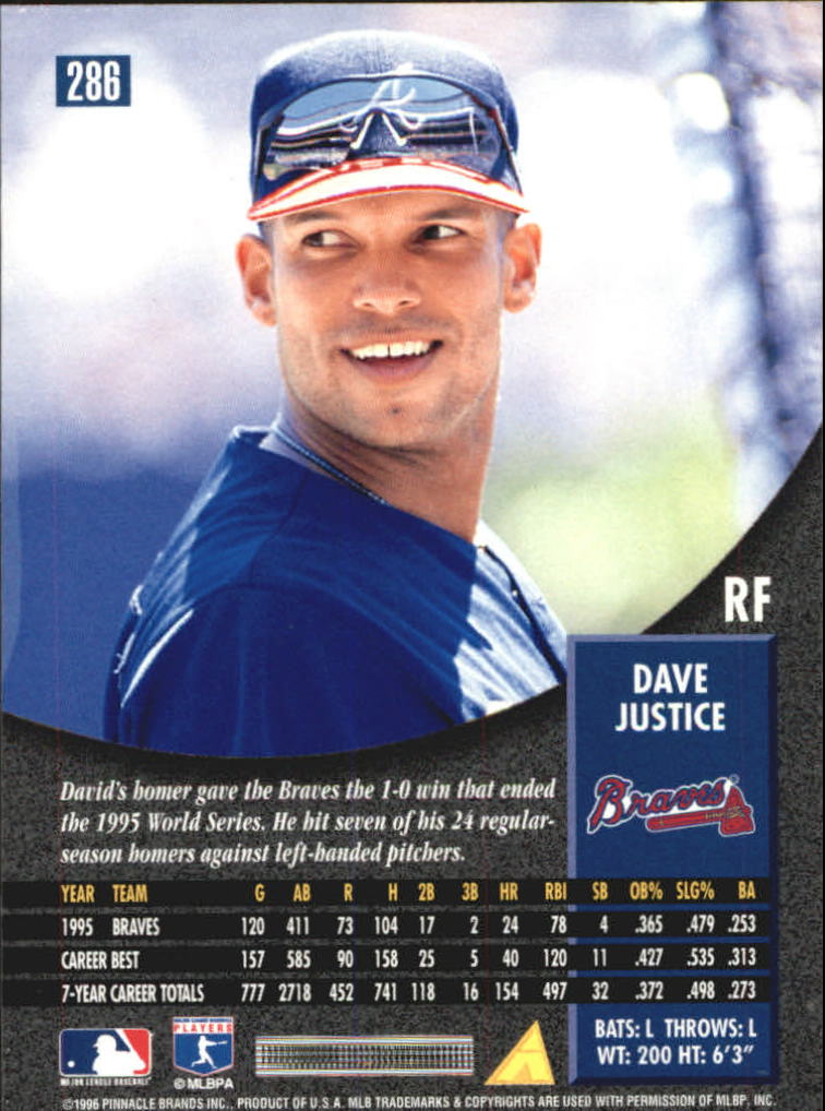 1996 Pinnacle Baseball "Foil" Parallel Cards - Picture 85 of 193