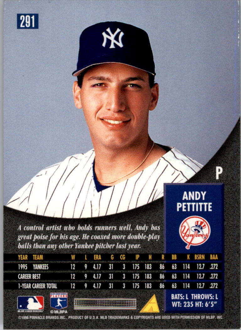 1996 Pinnacle Baseball "Foil" Parallel Cards - Picture 89 of 193