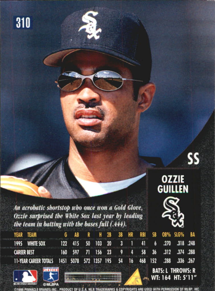 1996 Pinnacle Baseball "Foil" Parallel Cards - Picture 107 of 193