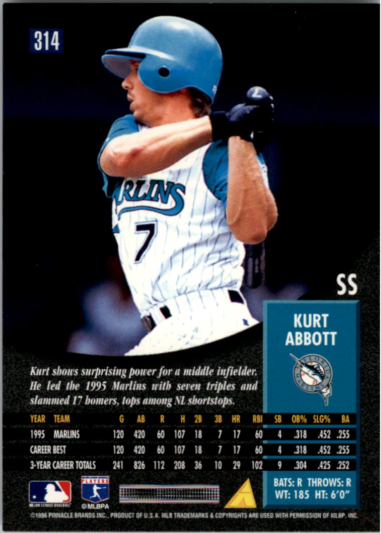 1996 Pinnacle Baseball "Foil" Parallel Cards - Picture 111 of 193
