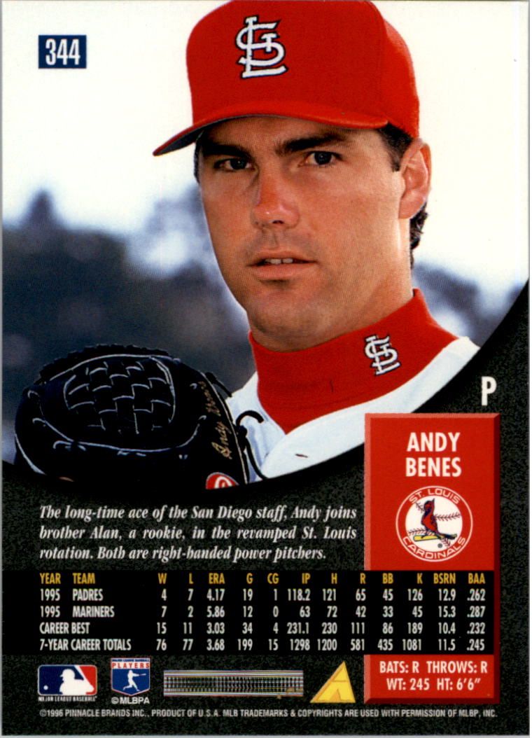1996 Pinnacle Baseball "Foil" Parallel Cards - Picture 141 of 193