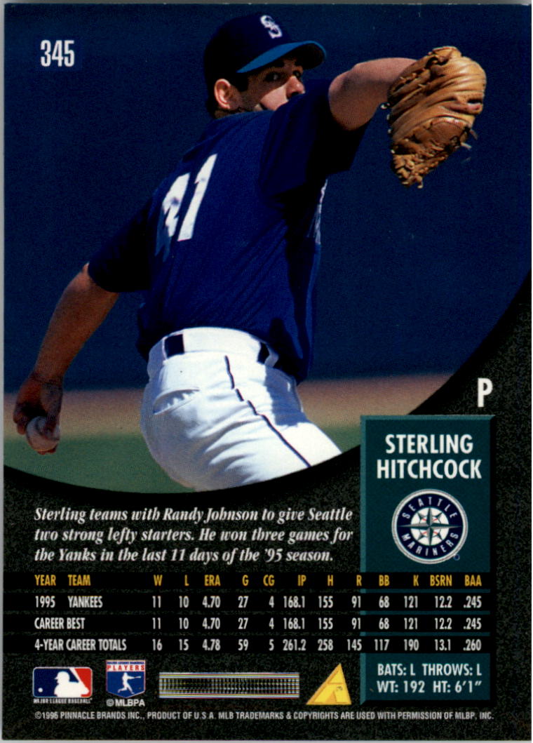 1996 Pinnacle Baseball "Foil" Parallel Cards - Picture 143 of 193