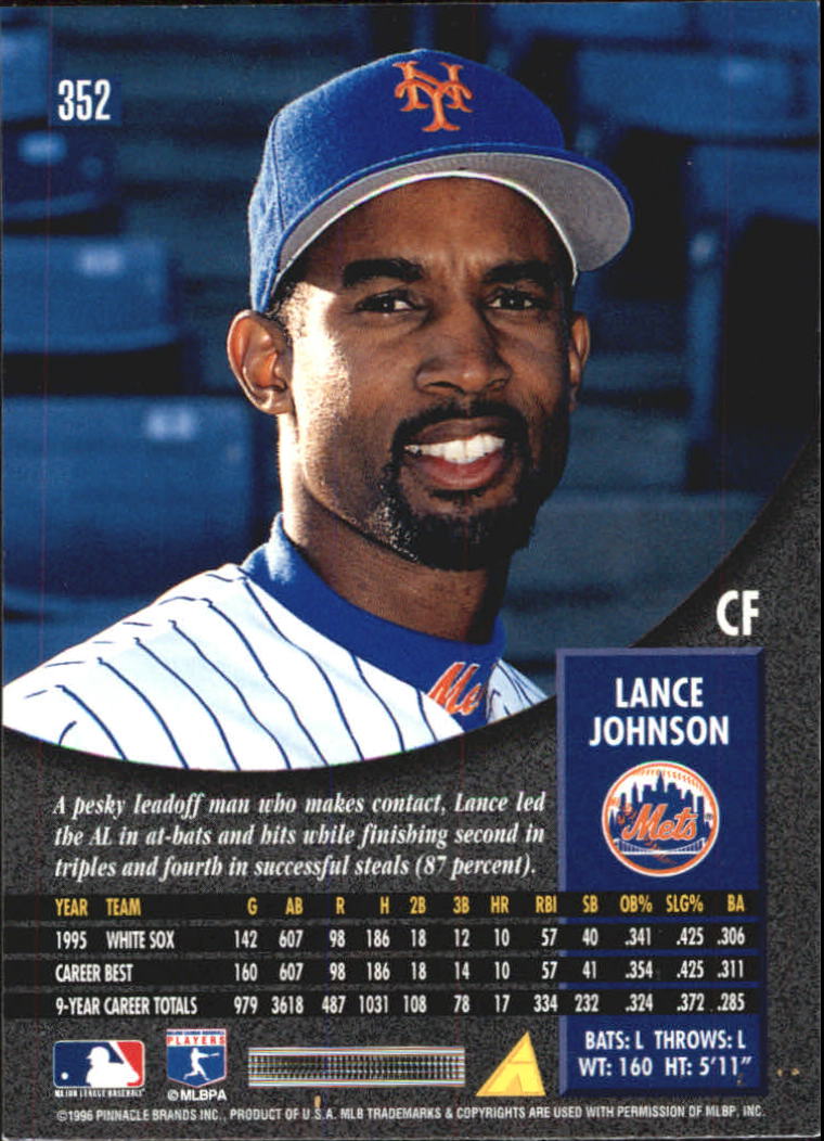 1996 Pinnacle Baseball "Foil" Parallel Cards - Picture 153 of 193