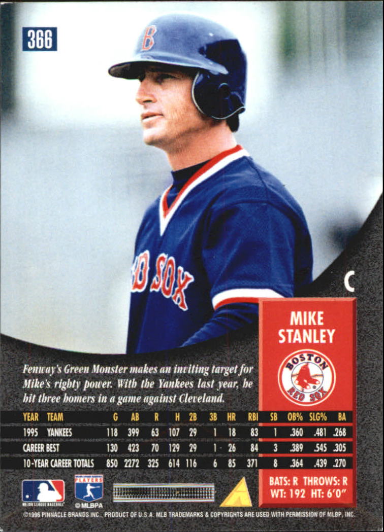 1996 Pinnacle Baseball "Foil" Parallel Cards - Picture 165 of 193